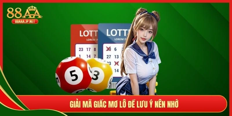 Giải mã giấc mơ lô đề lưu ý nên nhớ